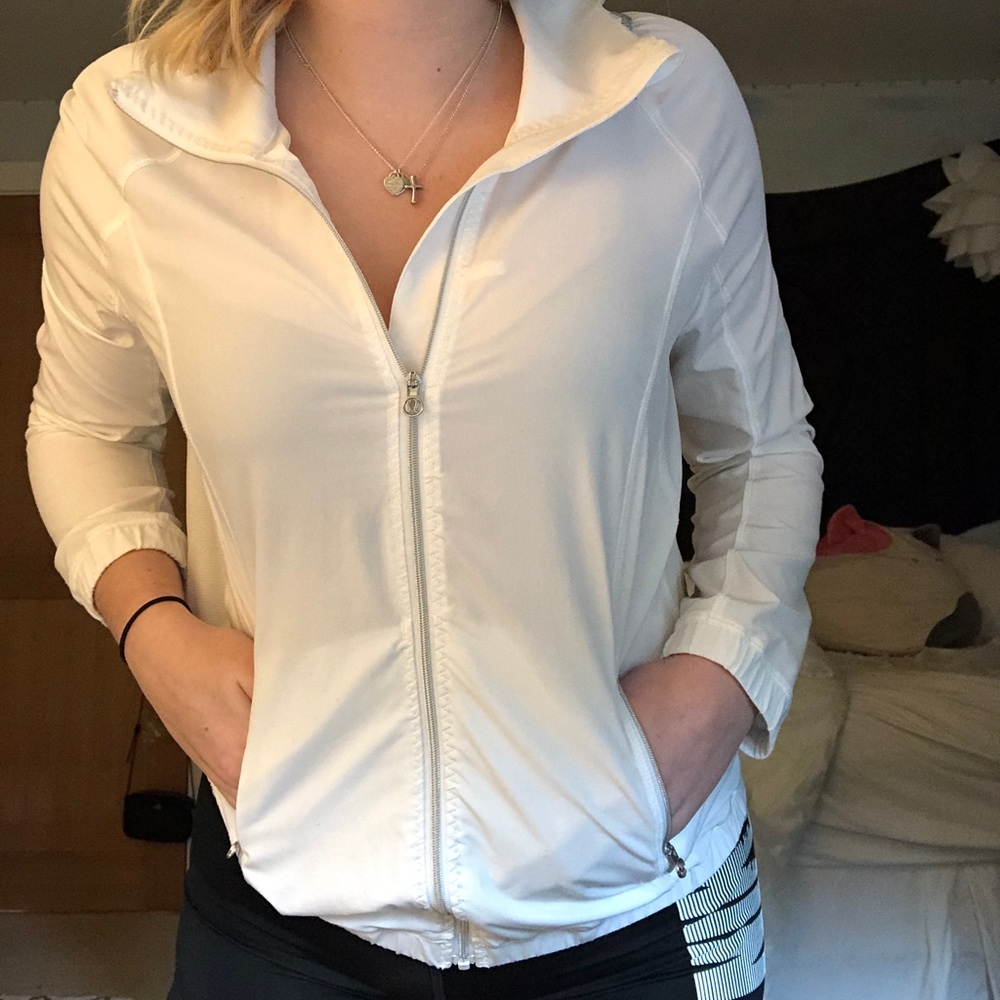 White Lululemon Jacket